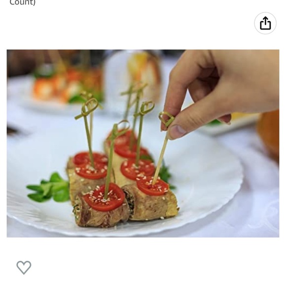 Bamboo picks, toothpick for appetizers, skewers picks for barbecue, dining - Picture 2 of 4